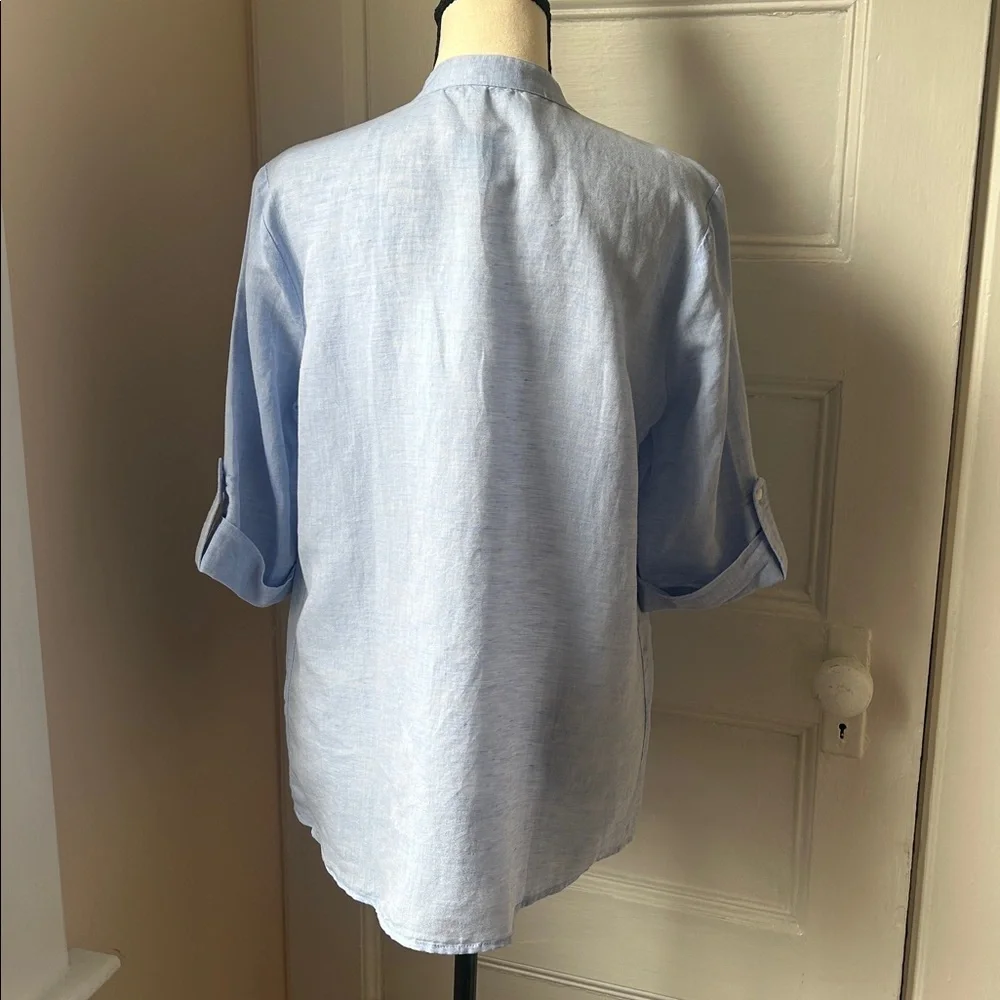 J.McLaughlin Rivierva Linen Cotton Shirt - Picture 5 of 9